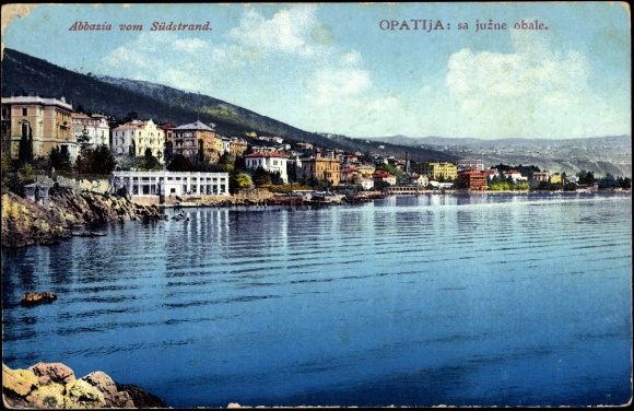 The Opatija waterfront, Adriatic coast
