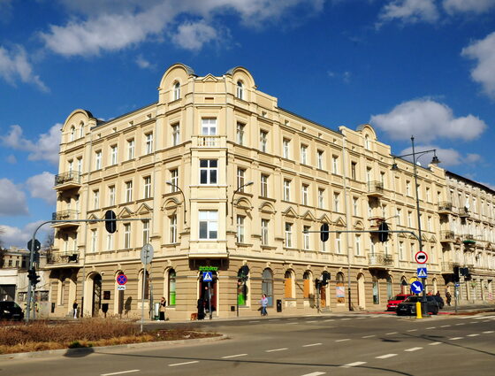 A residential building on Struga Street, Łódź